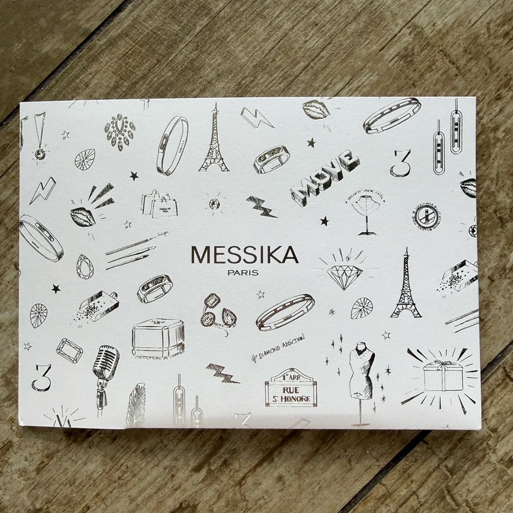 Messika Move Uno Ear Studs White Gold with Diamond - Picture 3 of 9
